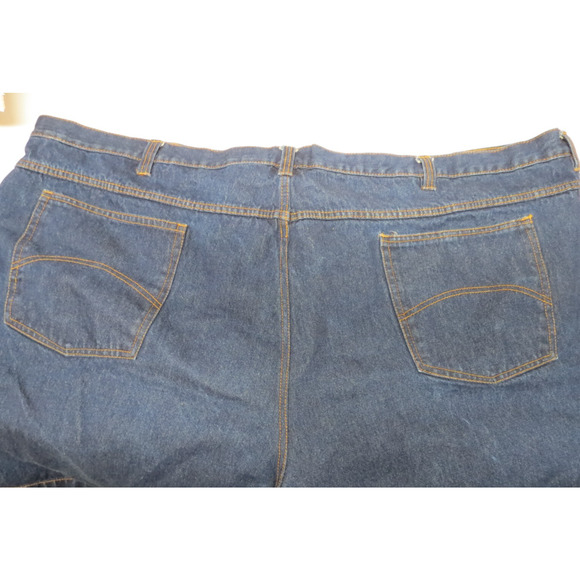 KingSize Jean Shorts Mens Size 60 Big & Tall Blue 100% Cotton Denim - Picture 3 of 9